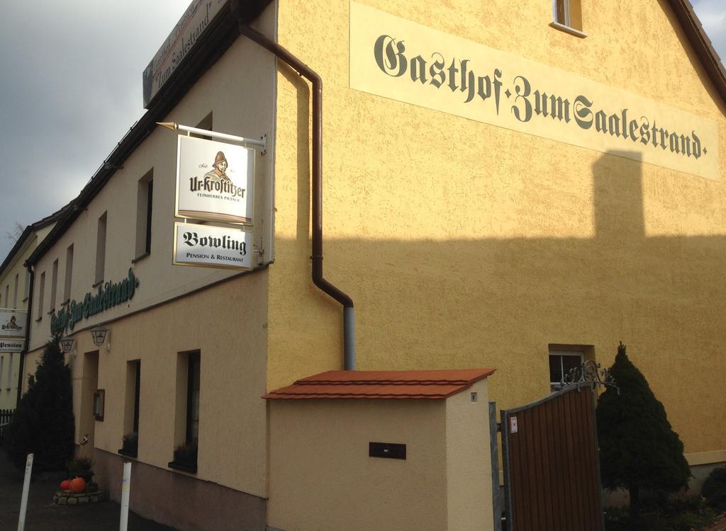Gasthof & Pension Zum Saalestrand Bad Durrenberg Luaran gambar