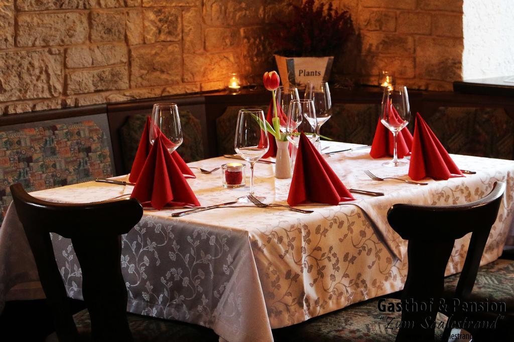 Gasthof & Pension Zum Saalestrand Bad Durrenberg Luaran gambar