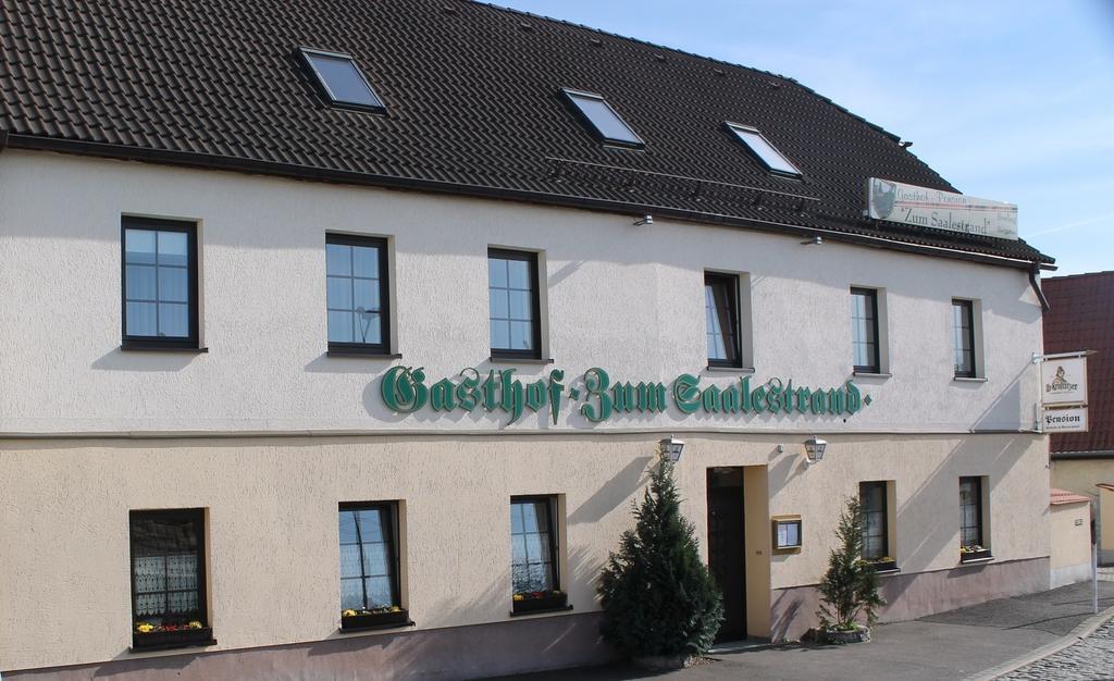 Gasthof & Pension Zum Saalestrand Bad Durrenberg Luaran gambar