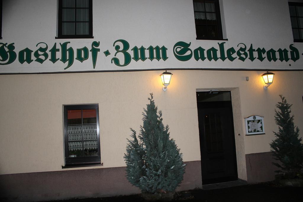 Gasthof & Pension Zum Saalestrand Bad Durrenberg Luaran gambar